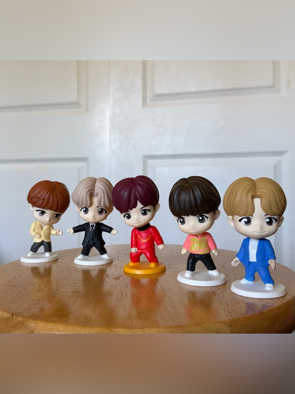 BTS TinyTAN Mcdonald’s Happy Meal Figures Lot of 5